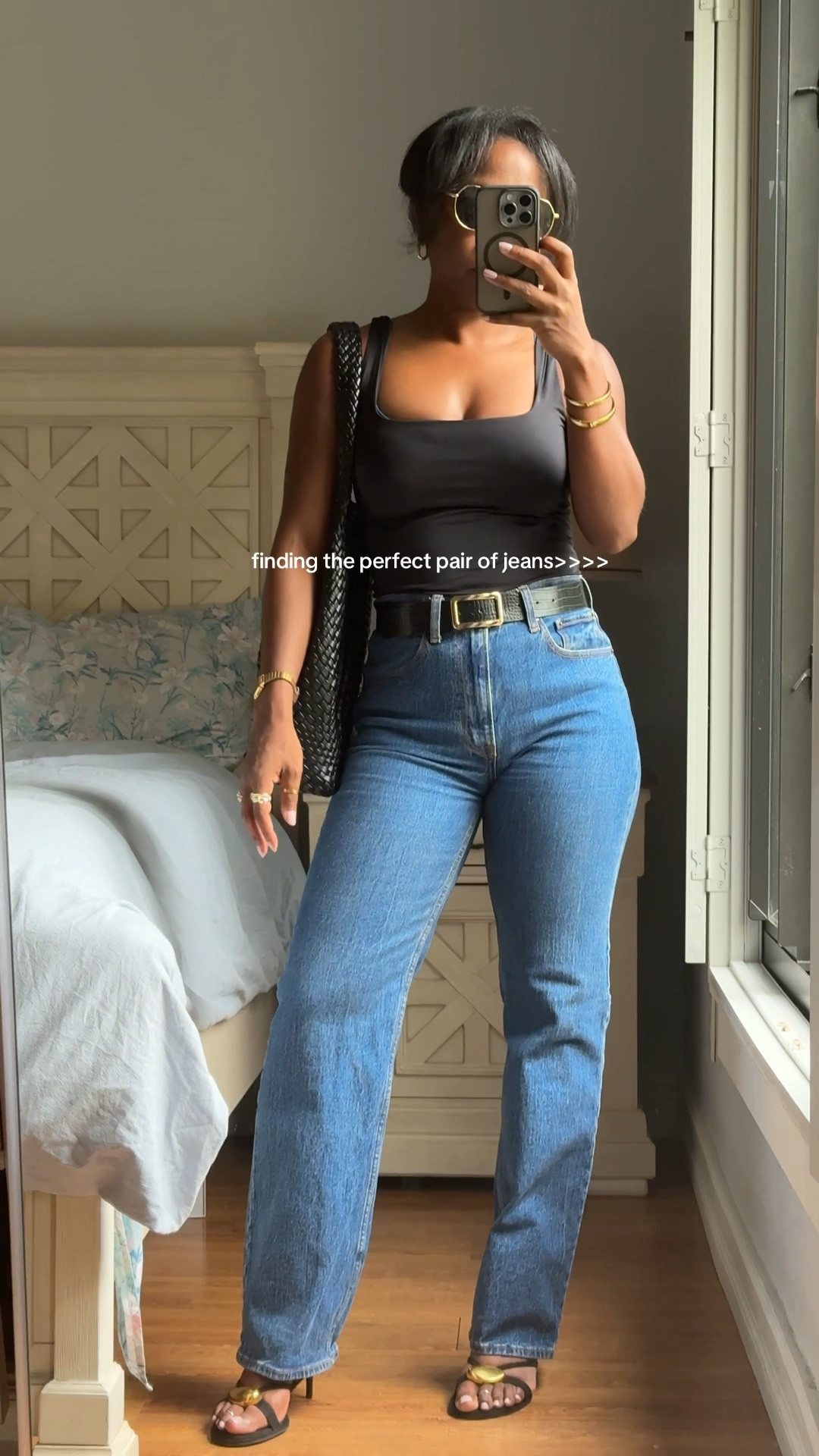 Abercrombie Curve Love jeans styled with a sleek black bodysuit and neutral mules, the perfect casual chic outfit for fall. These high-waisted jeans are so flattering and versatile, easy to dress up or down. Shop my full Abercrombie outfit details here ✨ #LTKFall #AbercrombieDenim #LTKStyle

#LTKSeasonal #LTKFallSale #LTKOver40