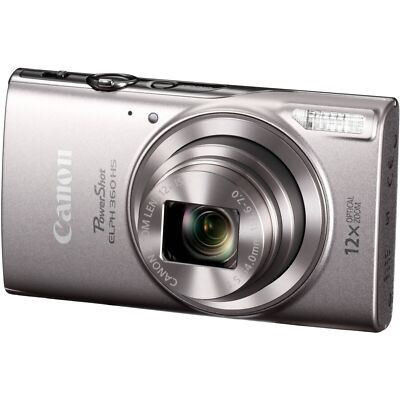 Canon PowerShot ELPH 360 HS/IXUS 285 12x Optical Zoom 20.2 MP Digital Camera  | eBay | eBay US