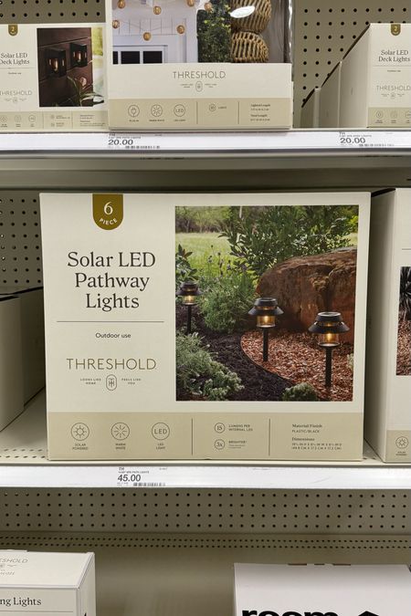 these solar path lights are super pretty! Also love the rectangular ones I linked on this post! #targetfinds

#LTKhome #LTKfindsunder50