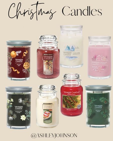 Christmas candles. Yankee candles. Christmas decor. Christmas ambience. Holiday party. 

#LTKHoliday #LTKSeasonal #LTKhome