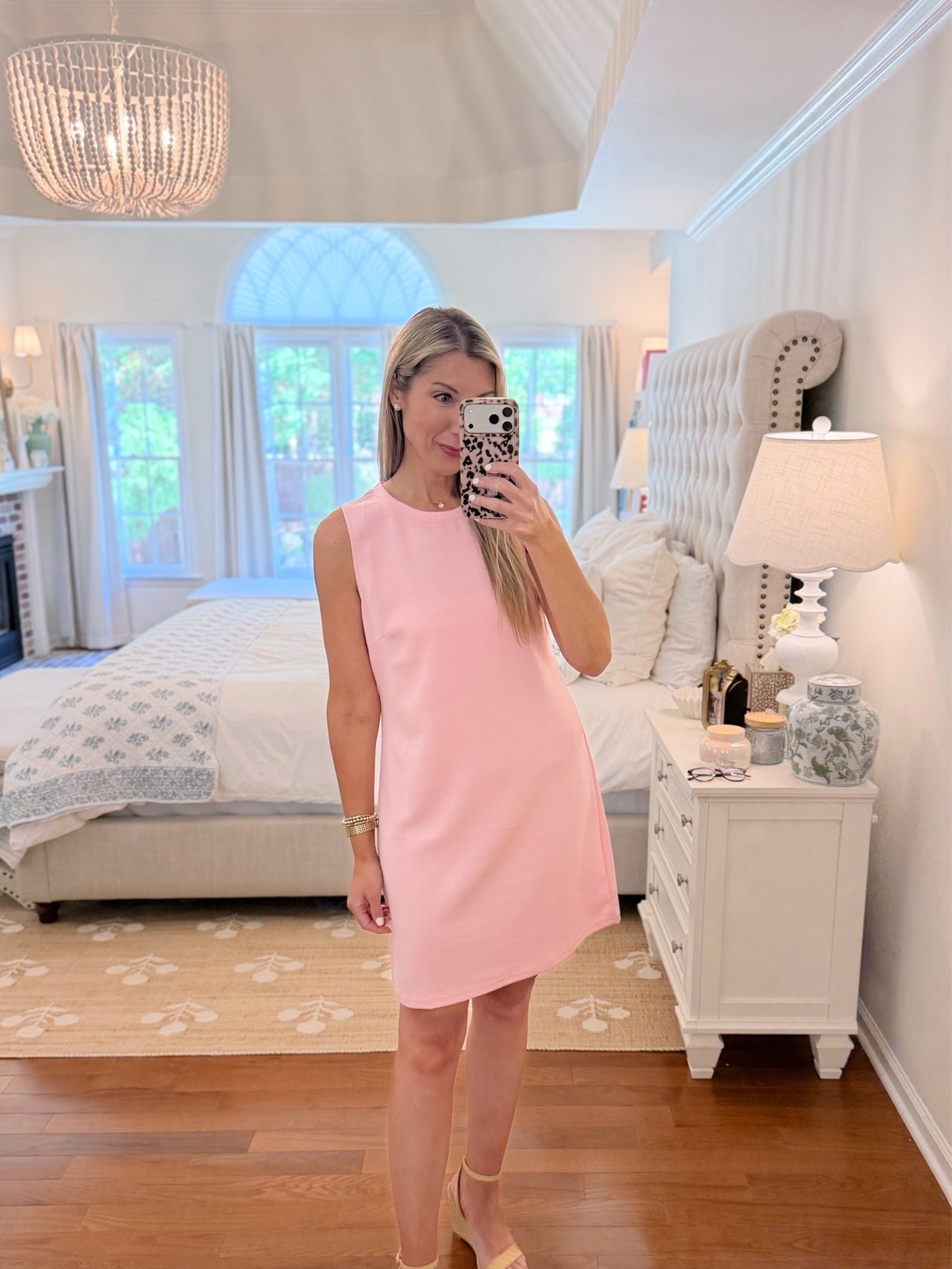 Easy pink tank dress! Runs tts!

#LTKootd