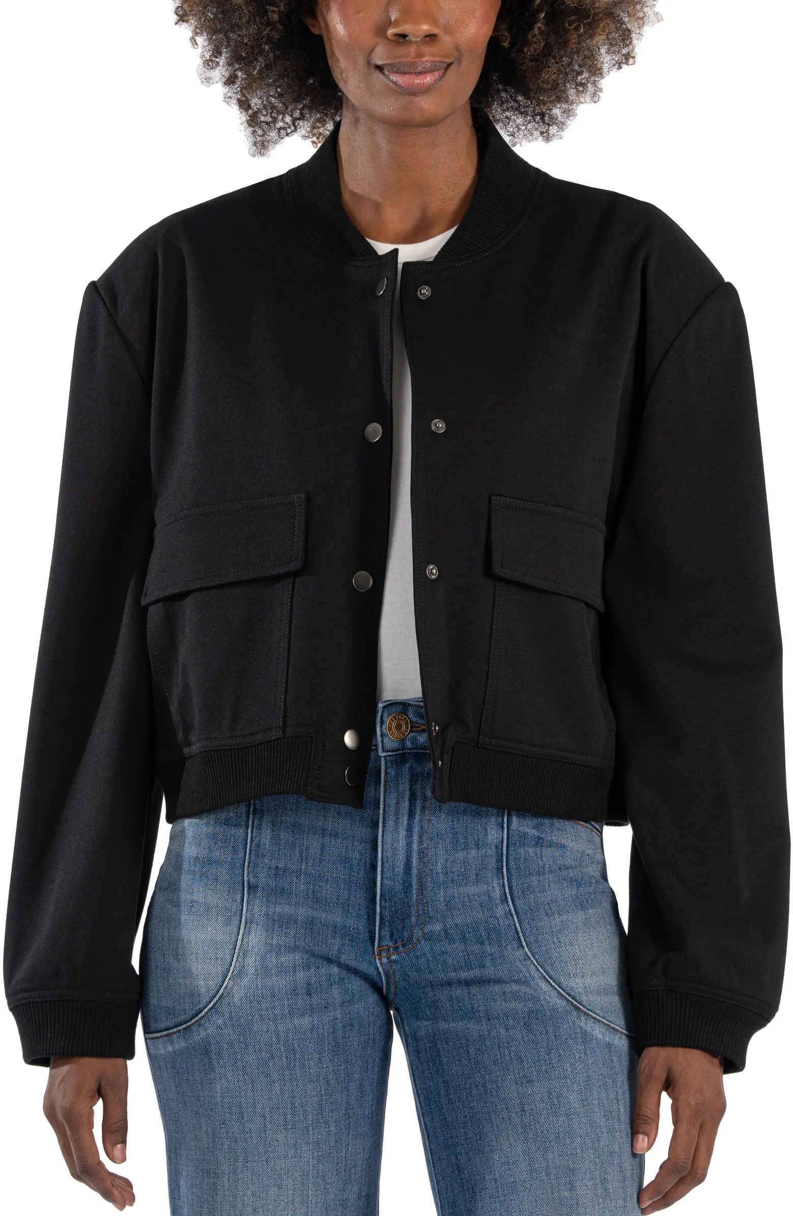 Camilla Crop Twill Bomber Jacket | Nordstrom