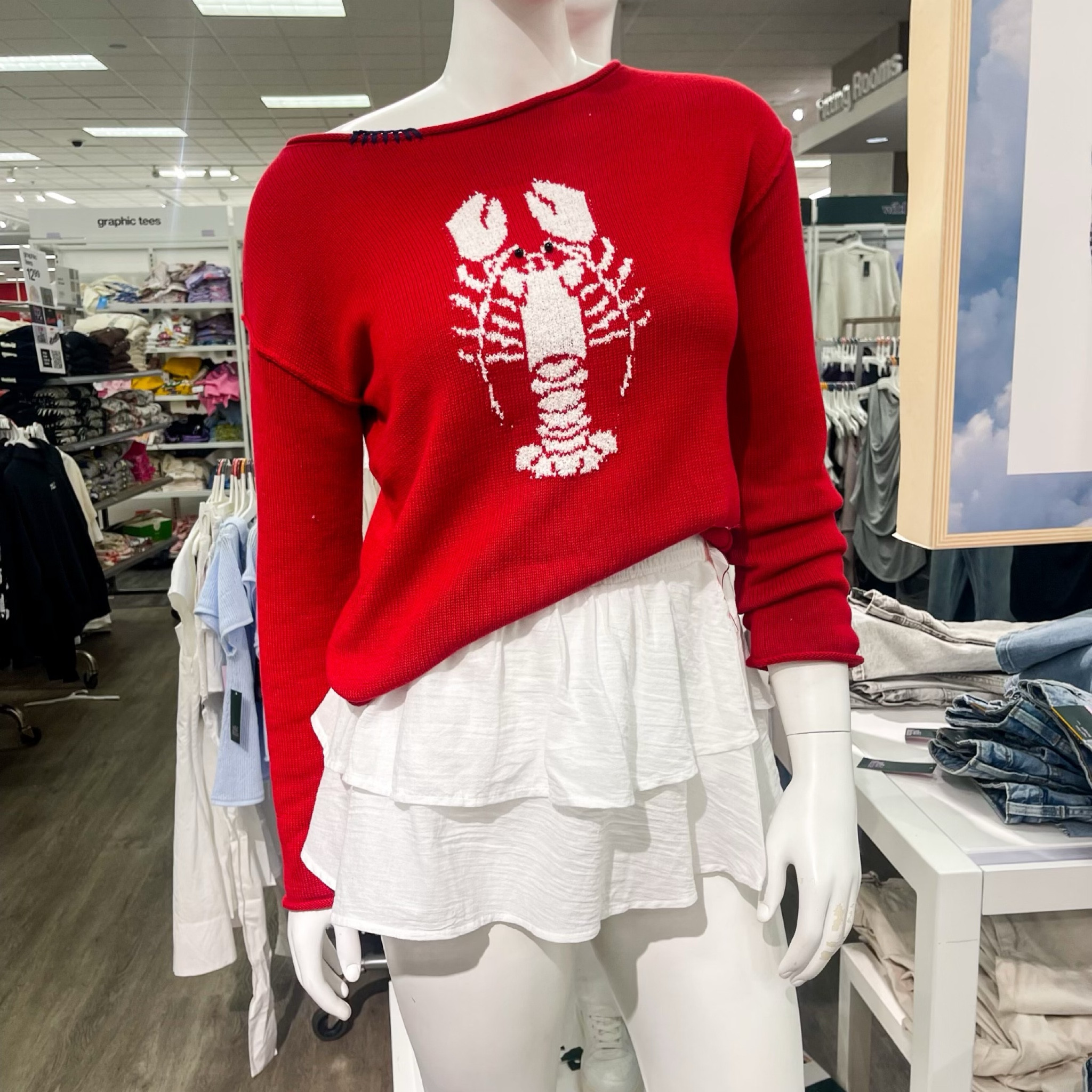 🦞 I’ve been on the hunt for a super cute lobster sweater or sweatshirt for the summer and this one from Target is really cute! Perfect to throw on for the cooler nights or bring on vacation.

#LTKSeasonal #LTKStyleTip #LTKSaleAlert