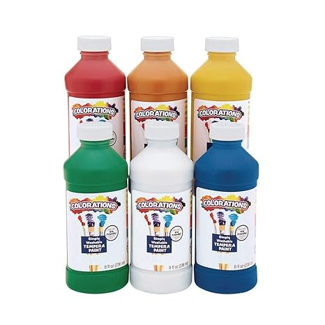 Colorations Washable Kids Paint – Safe, Vibrant Paints for Children with Bold Colors, Versatile... | Amazon (US)
