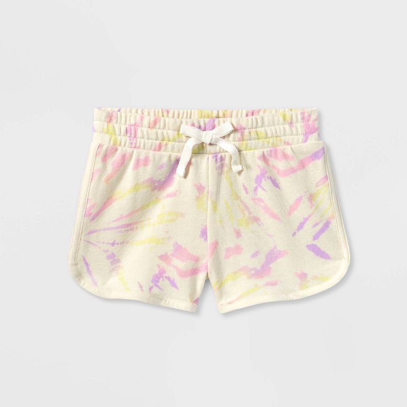 Grayson Mini Toddler Girls' French Terry Tie-Dye Pull-On Shorts | Target