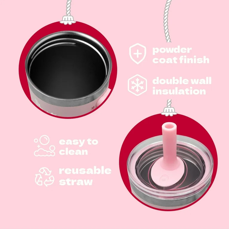 YAYA My First Travel Tumbler for Toddlers 3+ with Reusable Straw and Spill-Safe Lid, 12oz, Mistle... | Walmart (US)