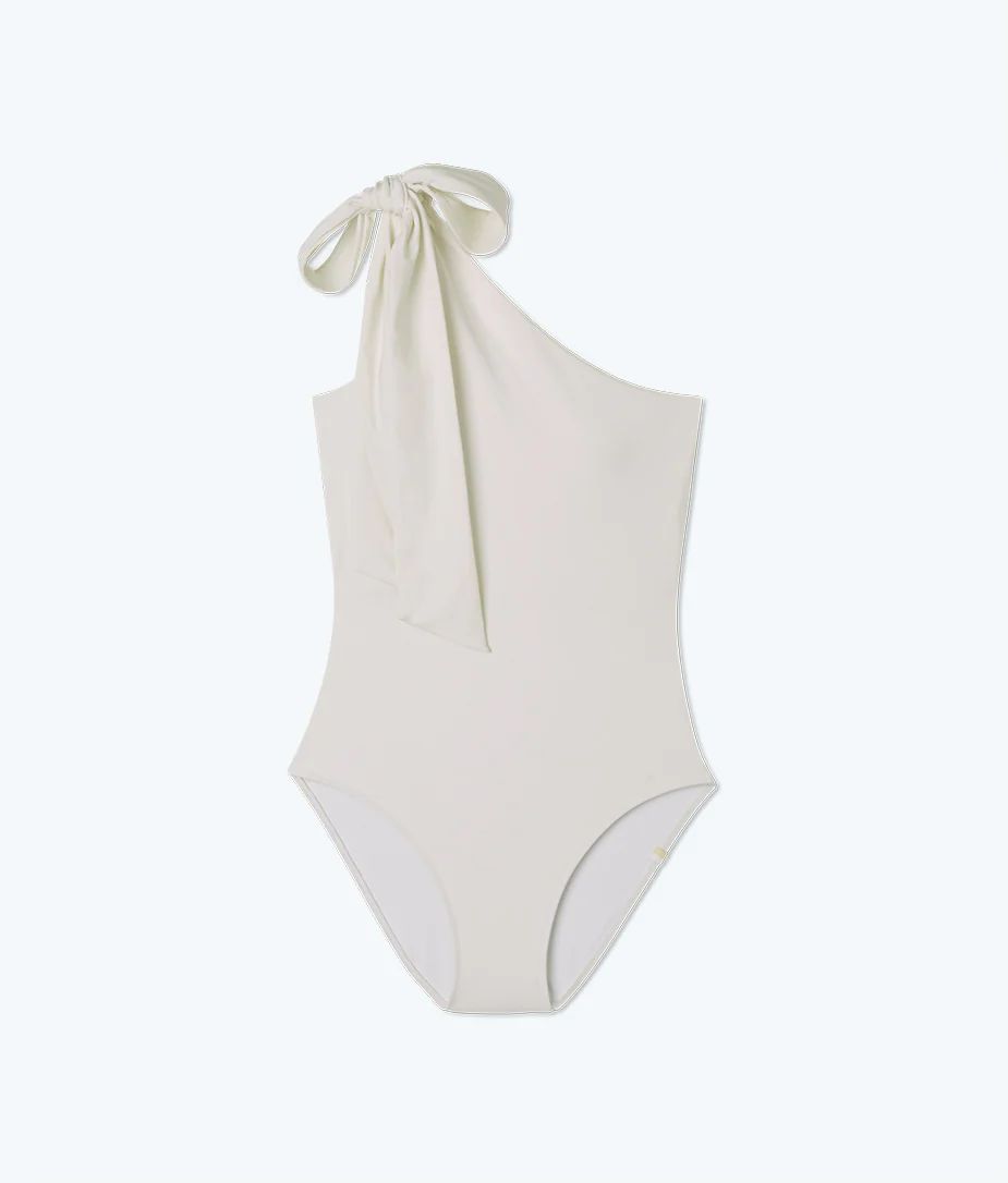 The Bow-Shoulder Ruched Sidestroke 
            | 
              
              
                ... | SummerSalt