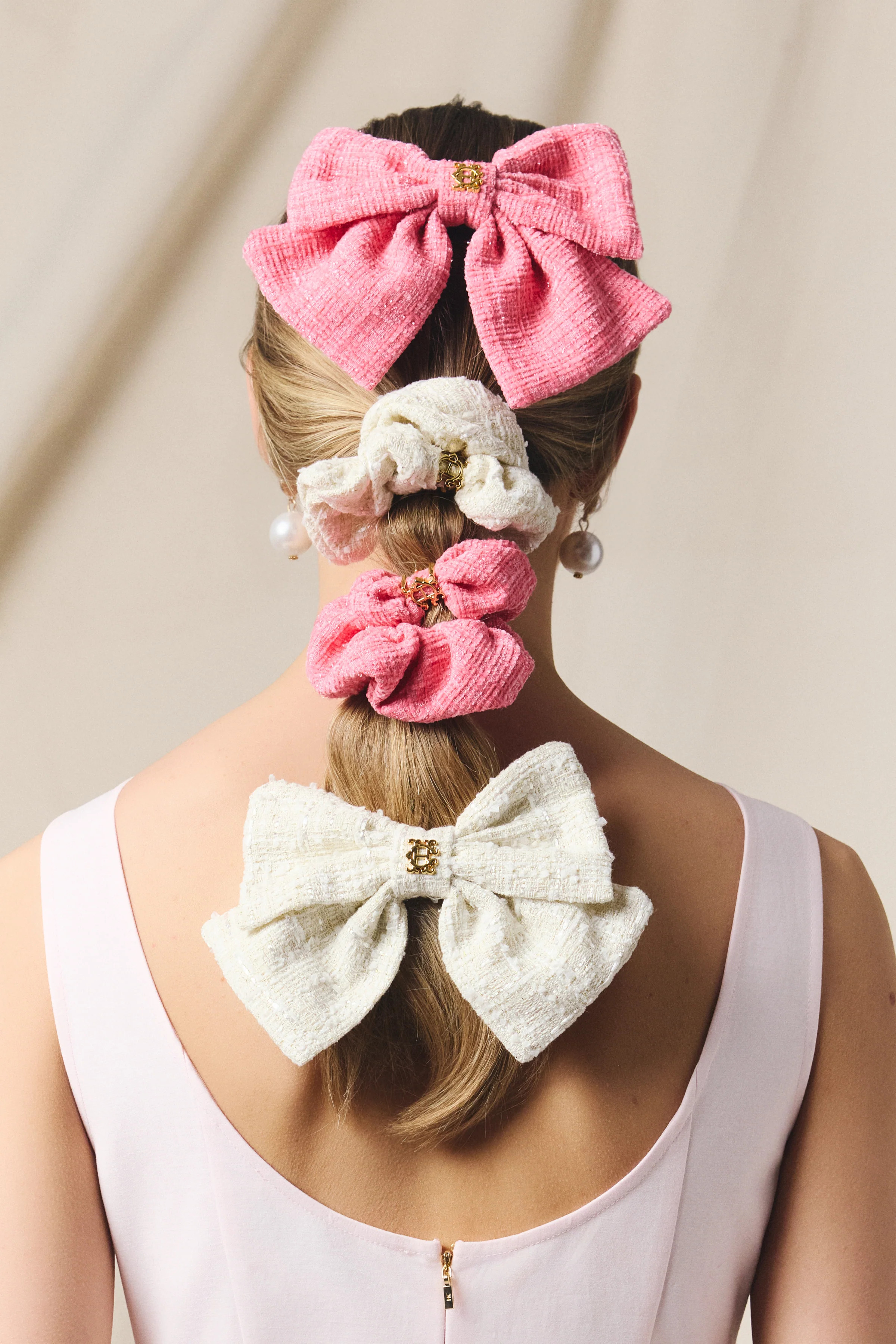 Heritage Bow (Cream Boucle) | Holland Cooper