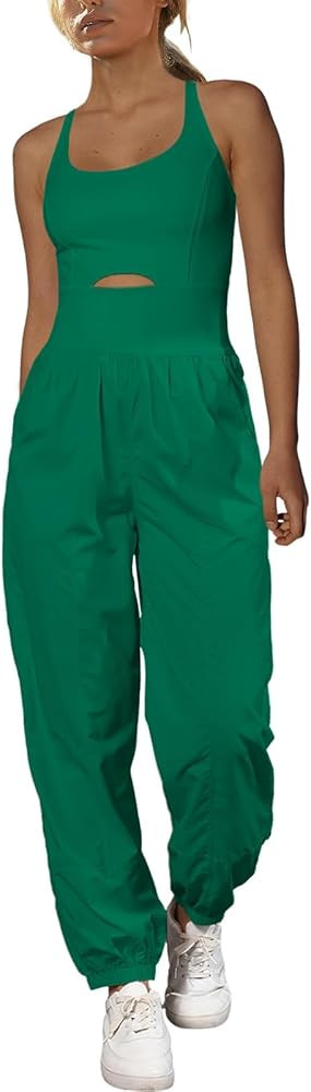 SENSERISE Womens Athletic Romper Workout Onesie Hiking Jumpsuit Running Outfit One Piece Activewe... | Amazon (US)