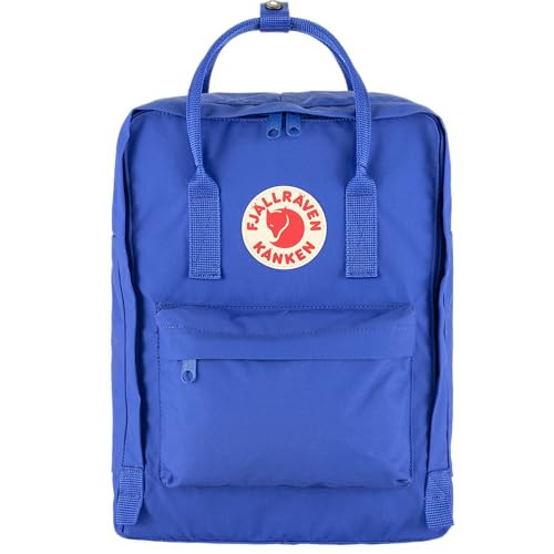 Fjällräven Kanken Backpack - Durable Vinylon Fabric, Water-Resistant, Classic Design - School, Travel, Cobalt Blue | Amazon (US)
