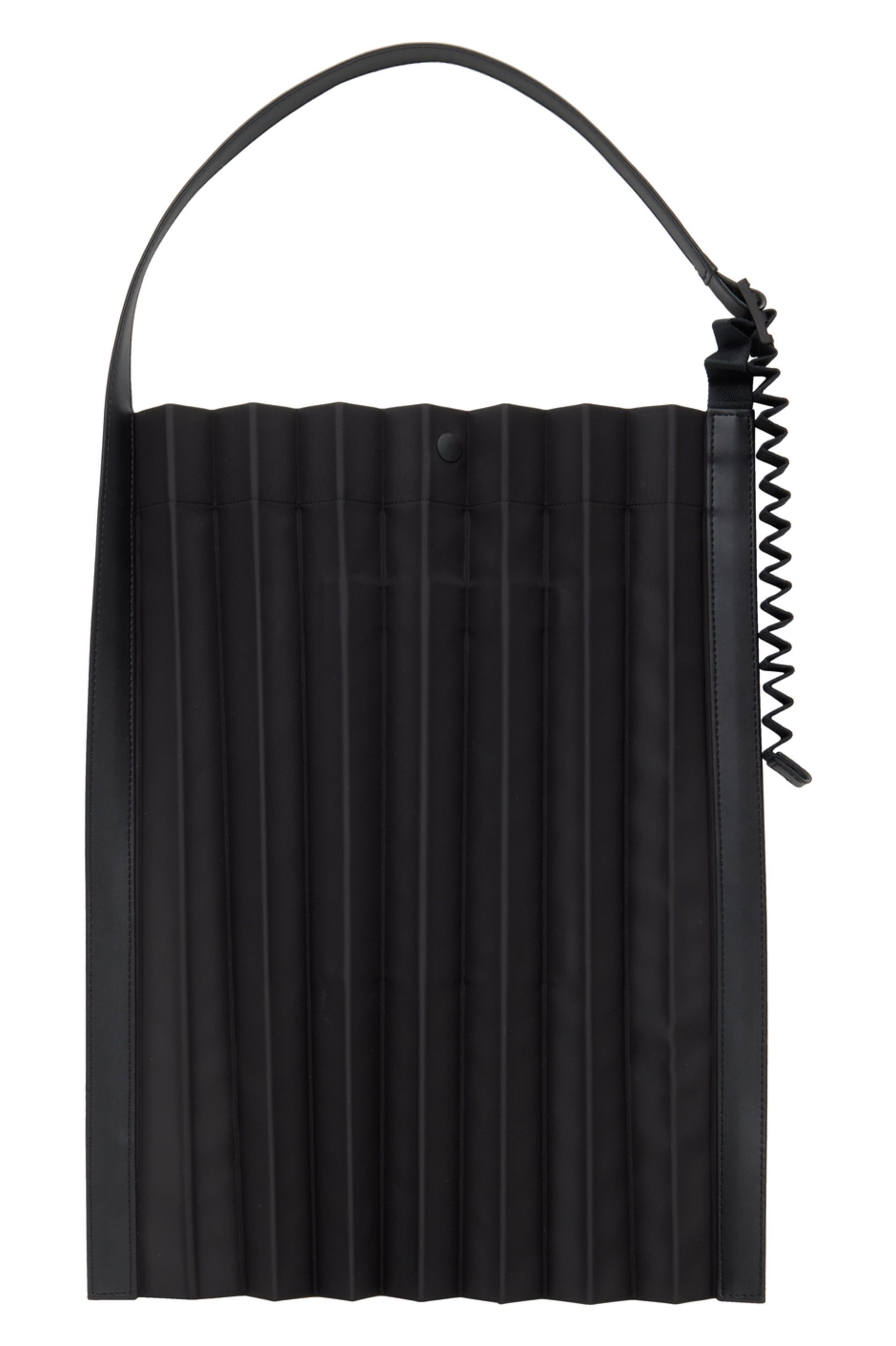 Black Accordion Pleats Bag | SSENSE