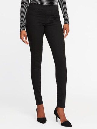 Mid-Rise Never-Fade Rockstar Black Jeggings for Women | Old Navy US