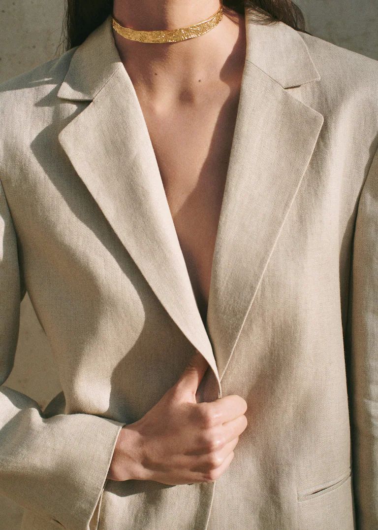 Linen blazer suit -  Women | Mango USA | MANGO (US)