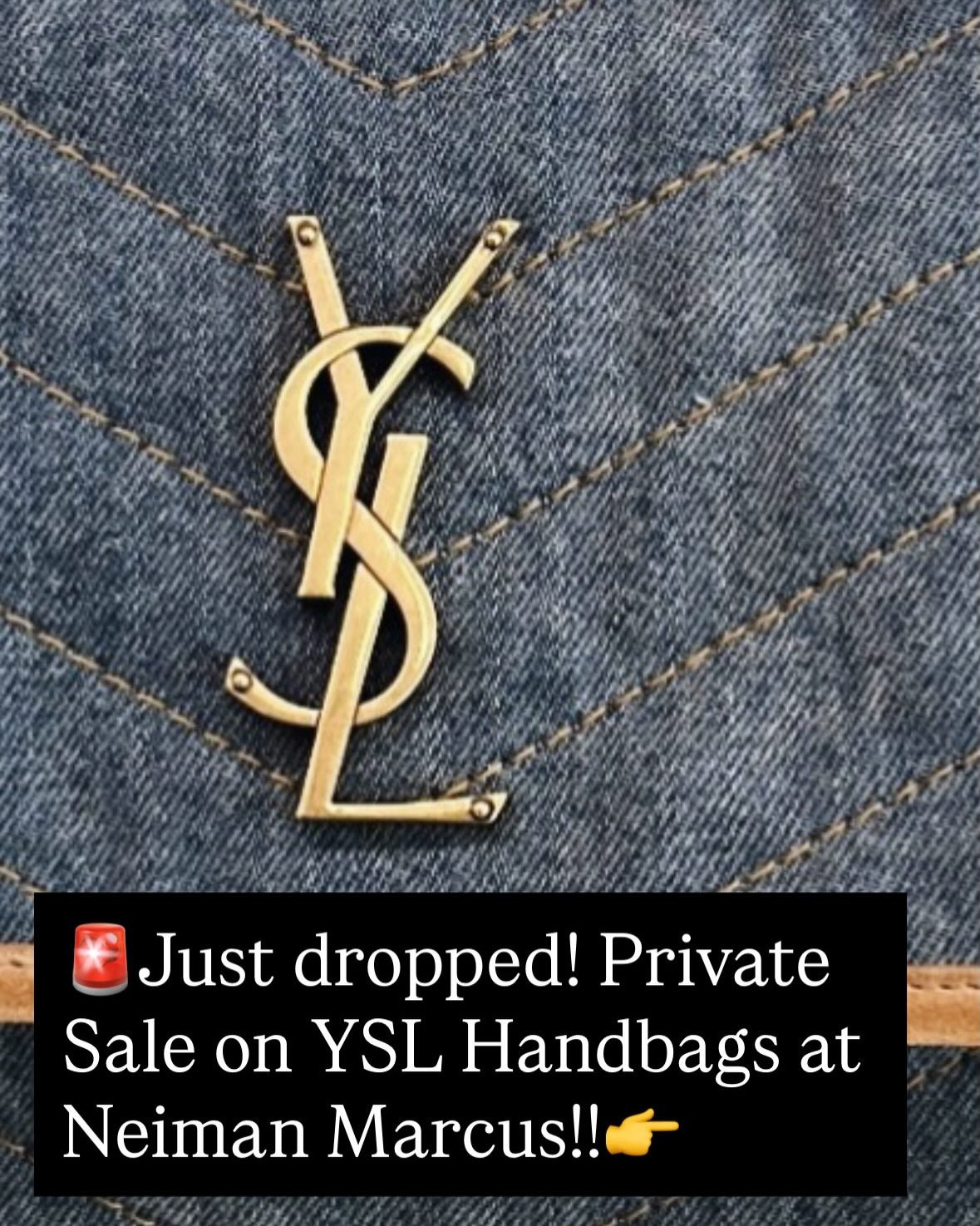 🚨Just dropped! Private Sale on YSL Handbags (other finds included too: shoes, belts, sunglasses, & more!)…these could be pulled at any time!🏃‍♀️

Link attached!👇

✨Follow for Designer Finds for less!

#luxuryfashion 
#highendfashion 
#designerdeals 
#luxuryshopping 
#fashioninvesting