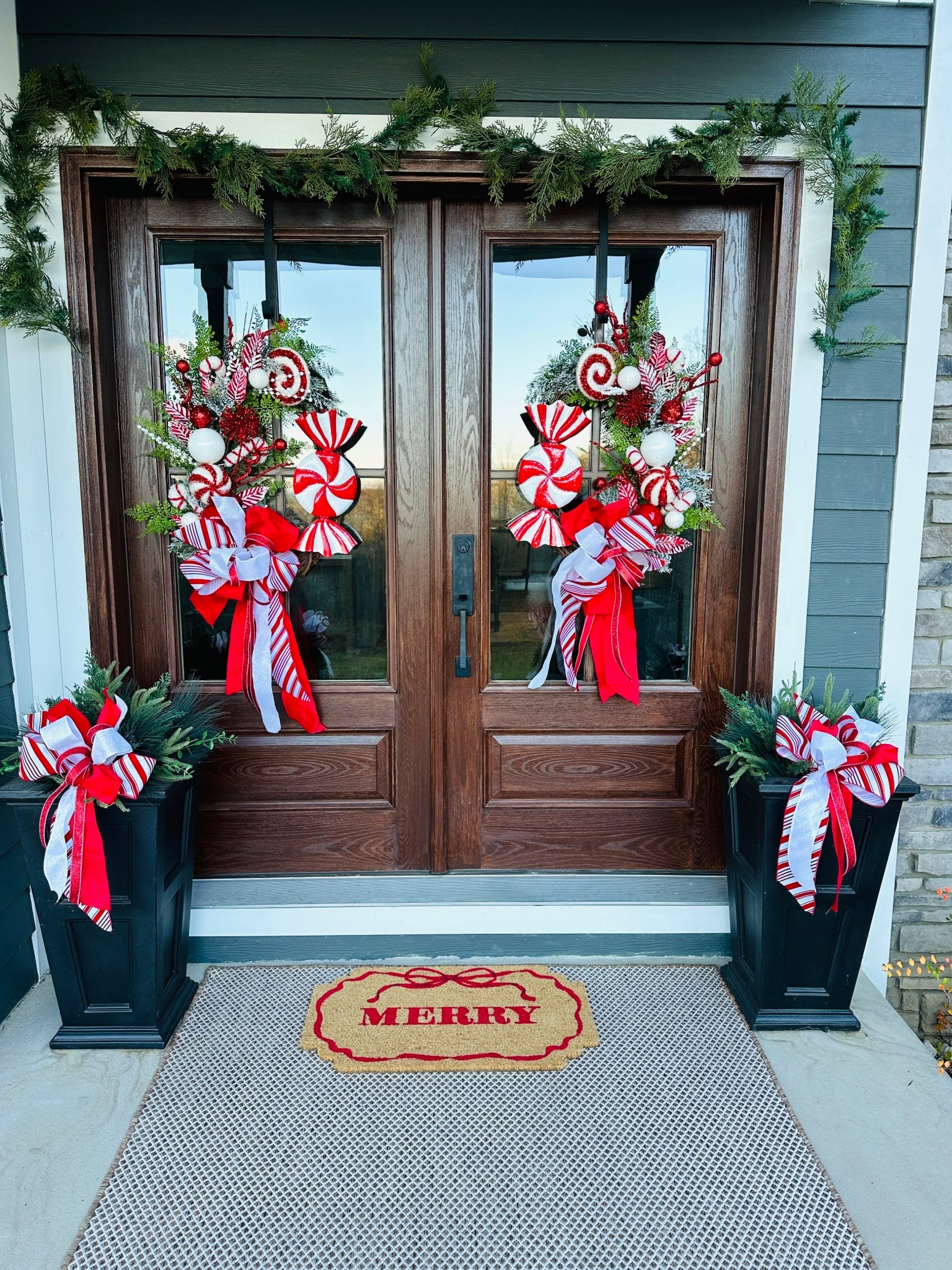 Christmas MERRY doormat. With red bow and under $12 right now

#LTKHome #LTKHoliday