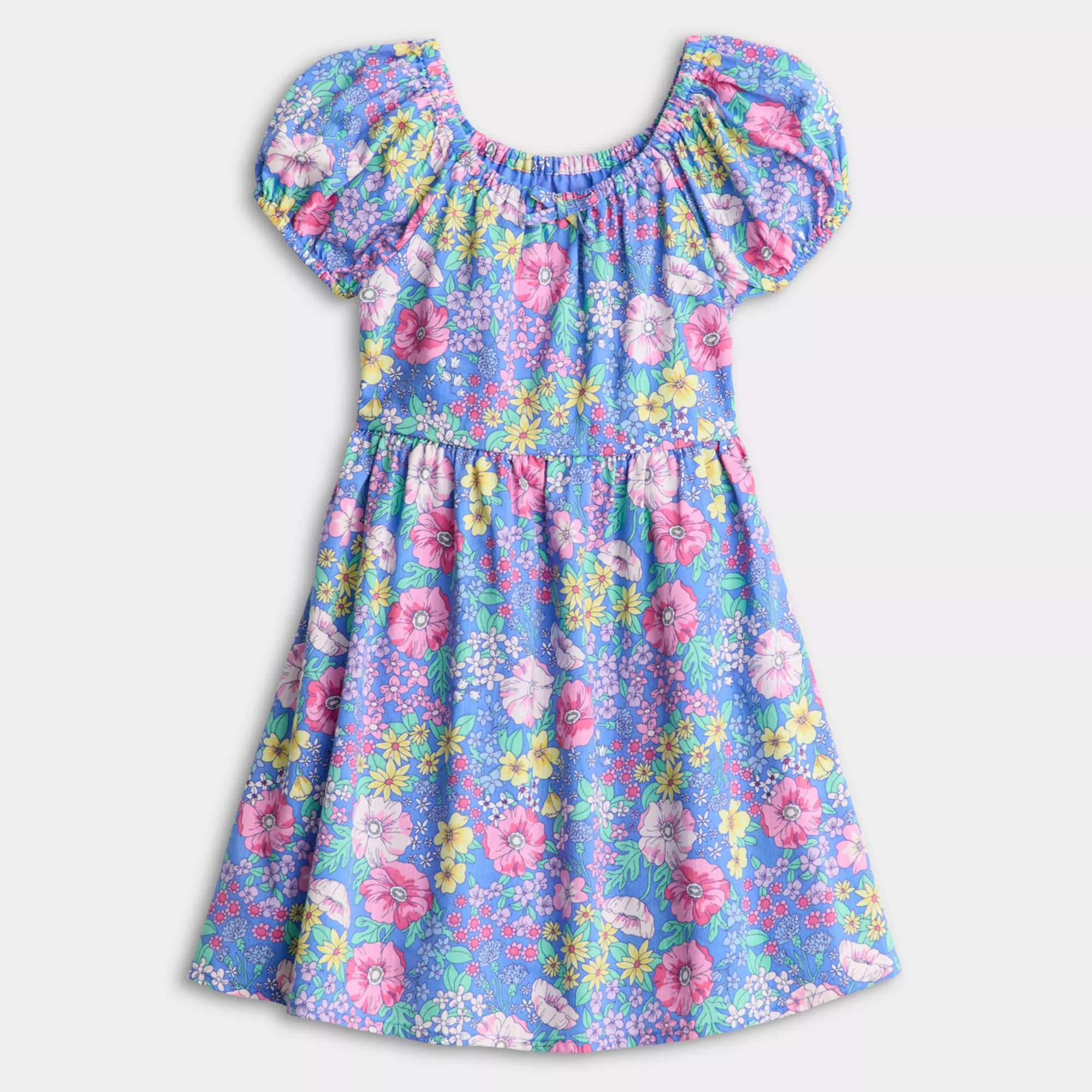 Girls 4-12 Jumping Beans® Floral A-Line Dress | Kohl's
