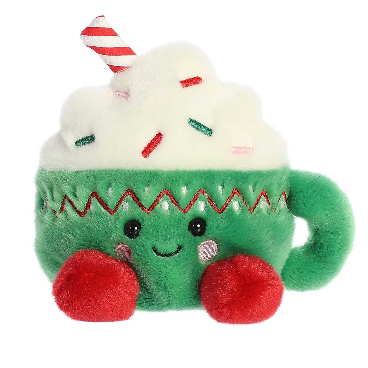Aurora Mini Candace Hot Cocoa Palm Pals Festive Stuffed Animal Green 4.5" | Target