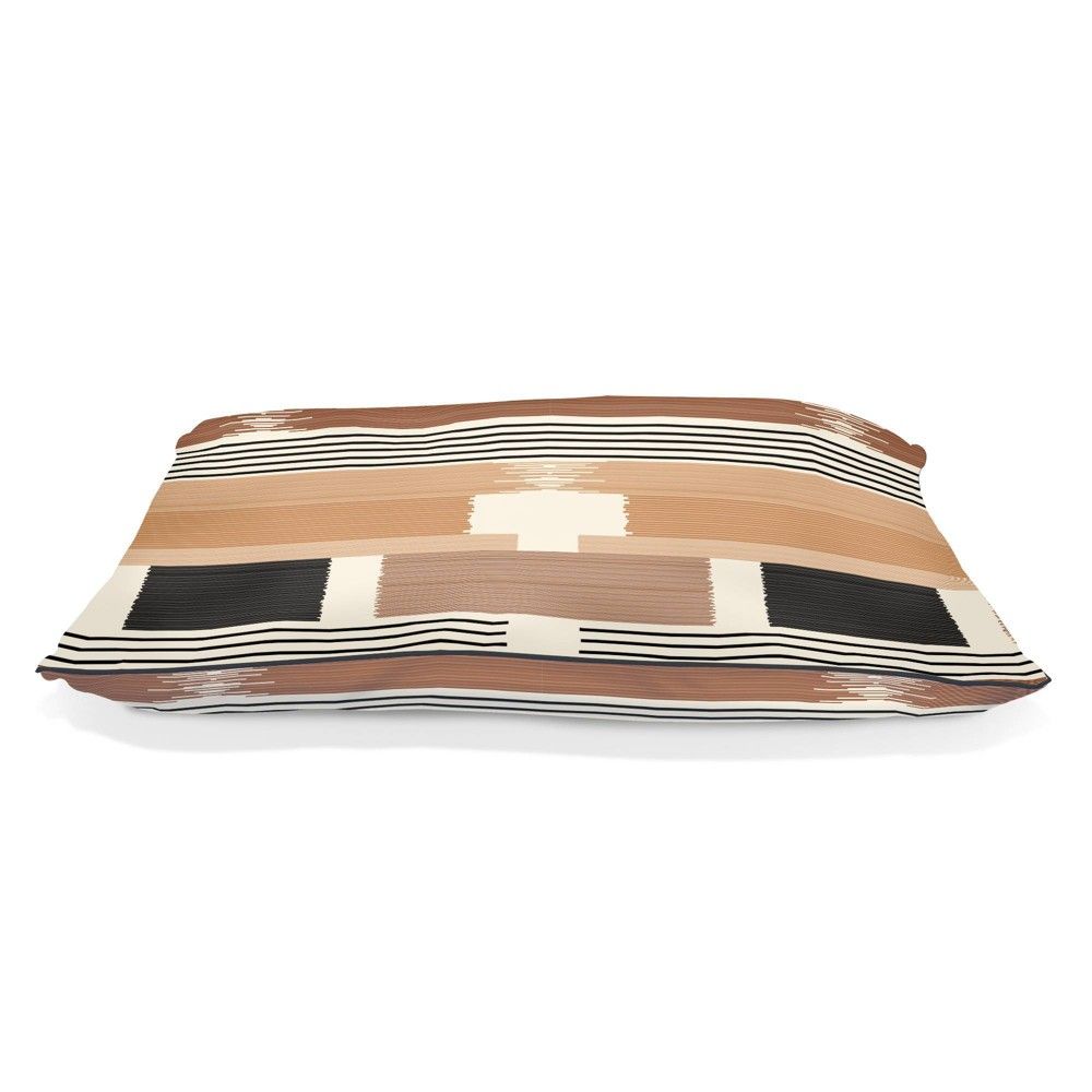PetShop by Fringe Studio Textile Lines Pillow with Poly Fill Dog Bed - L | Target