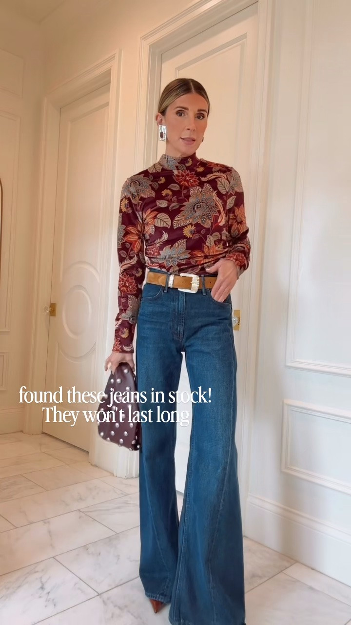 I found these jeans in stock at @Anthropologie! They won’t last long so make sure to grab them now. I’m 5’7 wearing size 24, they run big so size down

#LTKootd #LTKSeasonal