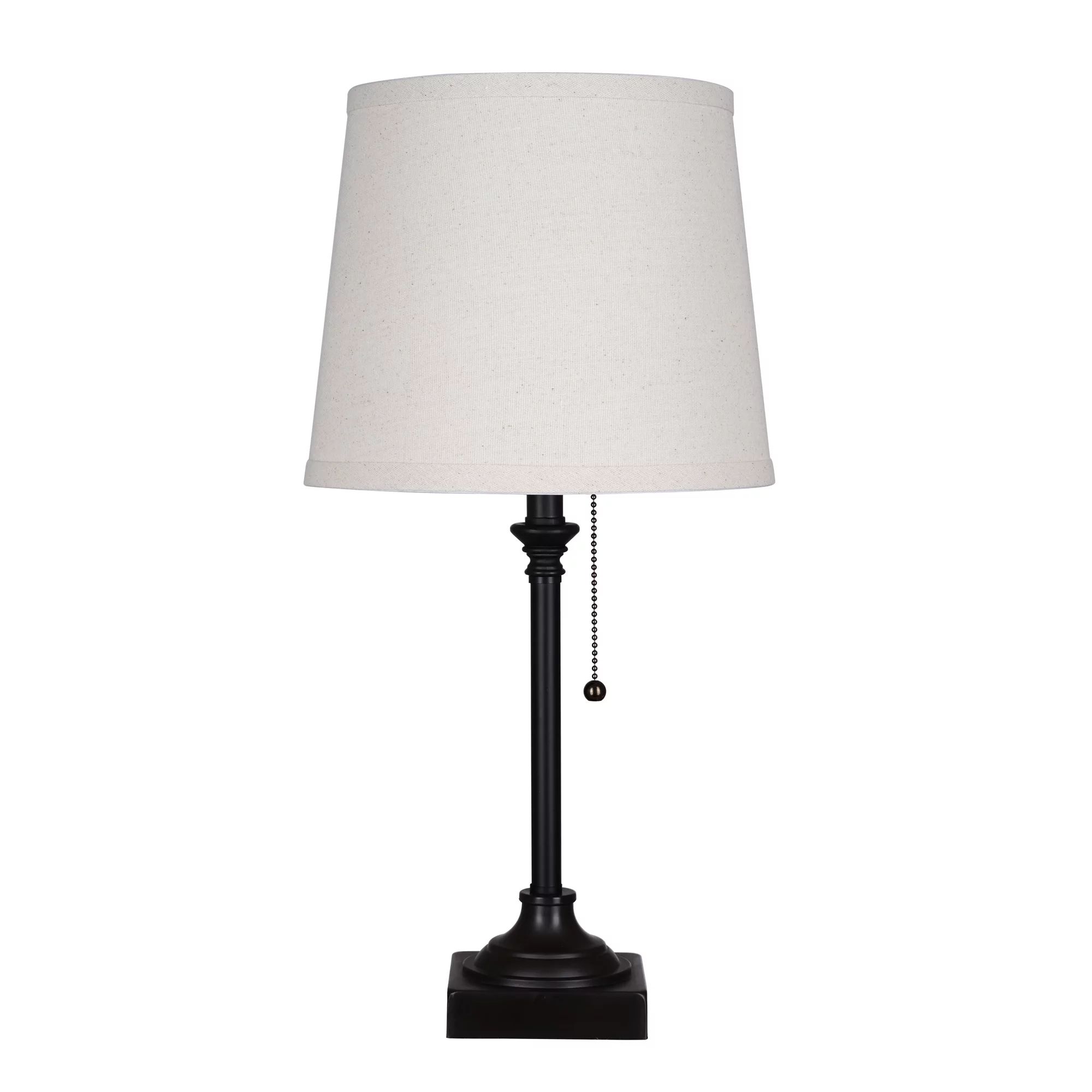 Mainstays Bronze Metal Transitional Accent Lamp 19"H, LED Bulb Included | Walmart (US)