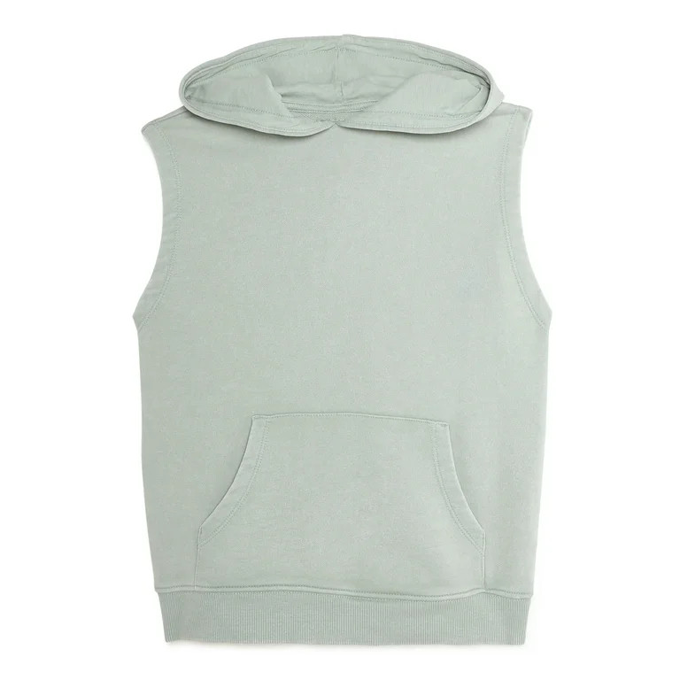 Wonder Nation Boys Knit Muscle Hoodie, Sizes 4-18 & Husky | Walmart (US)