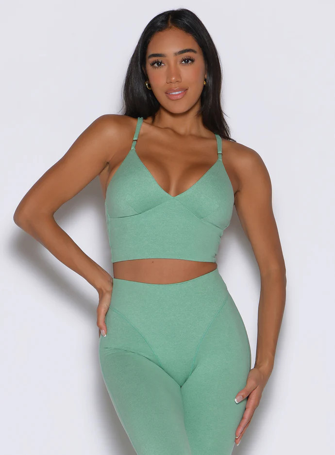 Women\u2019s Push Up Plunge Neck Sports Bra | Bombshell Sportswear | Bombshell Sportswear