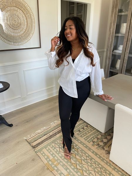 The room & the outfit Pt. 1

Outfit inspiration, button up, flare leggings, split hem, casual look, date night, neutral 

#LTKfit #LTKFind #LTKstyletip