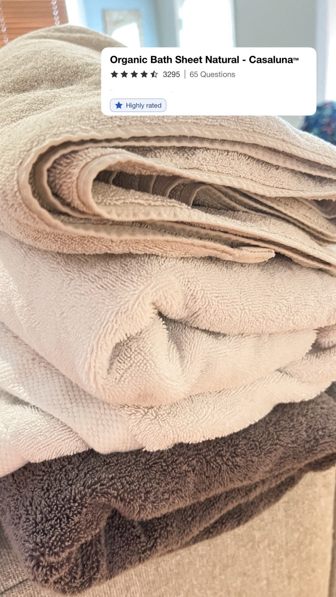 The BEST towels I've ever used, so good I keep buying more! They feel like hotel quality, actually dry you off and absorb the water, and last. I've had a few for over 3 years now and they are still great! I recommend these every time they go on sale and so many of you agree they're the best! Get the bath sheet size for adults and the regular size for kids. 

#LTKHome #LTKCyberWeek #LTKSaleAlert