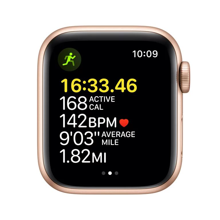 Apple Watch SE (1st Gen) GPS + Cellular 40mm Gold Aluminum Case Starlight Sport Band - Regular wi... | Walmart (US)