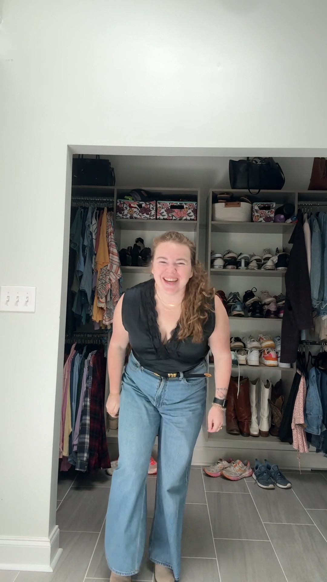 I dance when I love my OOTD💃🏽

Top: L
Jeans: 31
Boots: 8.5

#LTKStyleTip #LTKMidsize #LTKxMadewell