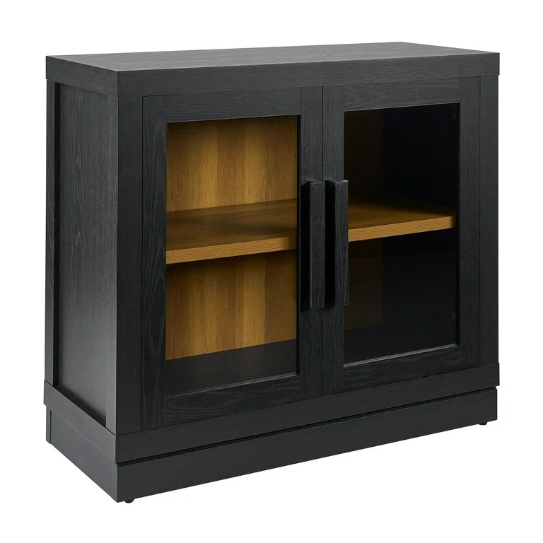 Better Homes & Gardens Ezra Accent Cabinet, Rich Black Finish | Walmart (US)