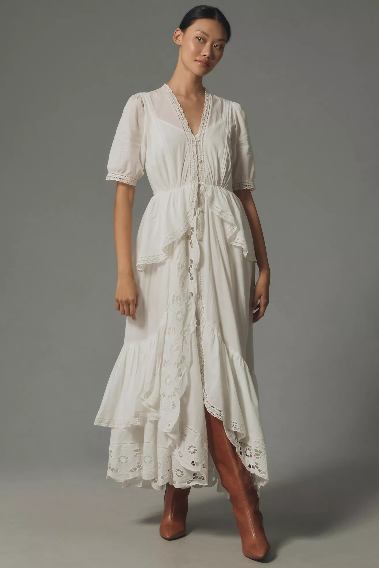 Forever That Girl Raina Lace Maxi Dress | Anthropologie (US)