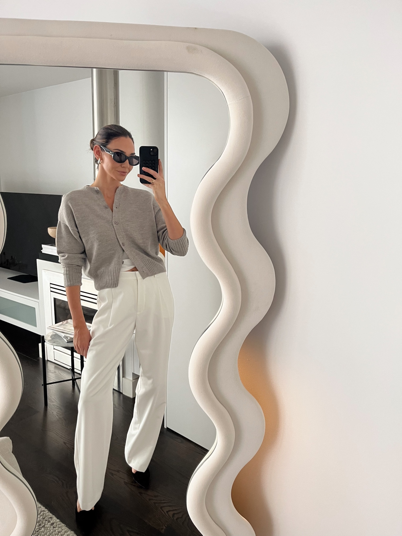 Todays look for a day of meetings. Merino cardigan and white trousers paired with black sling backs always looks chic 

#LTKaustralia #LTKstyletip #LTKwinter