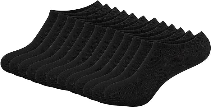 4/8/12 Pairs Men and Women No Show Socks, Low Cut Short Socks, Breathable Soft Casual Socks, Wome... | Amazon (US)