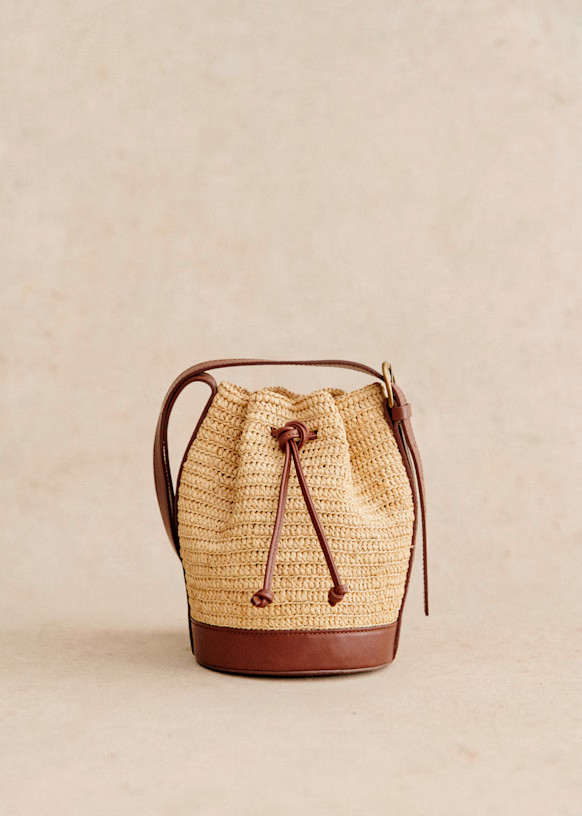 Mini Farrow Raphia Bag | Sezane Paris - US