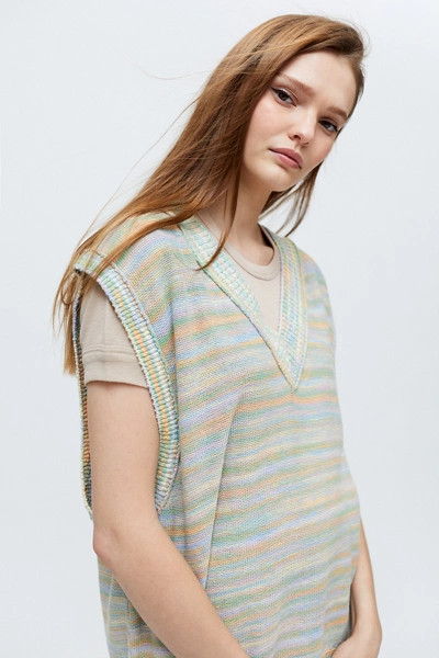 BDG Selena Oversized Sweater Vest | Urban Outfitters (US and RoW)