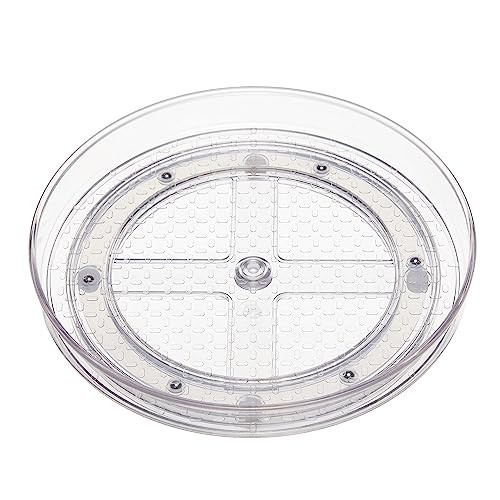 Amazon Basics Clear Lazy Susan Turntable Organizer, 9-Inch, 2-Pack | Amazon (US)