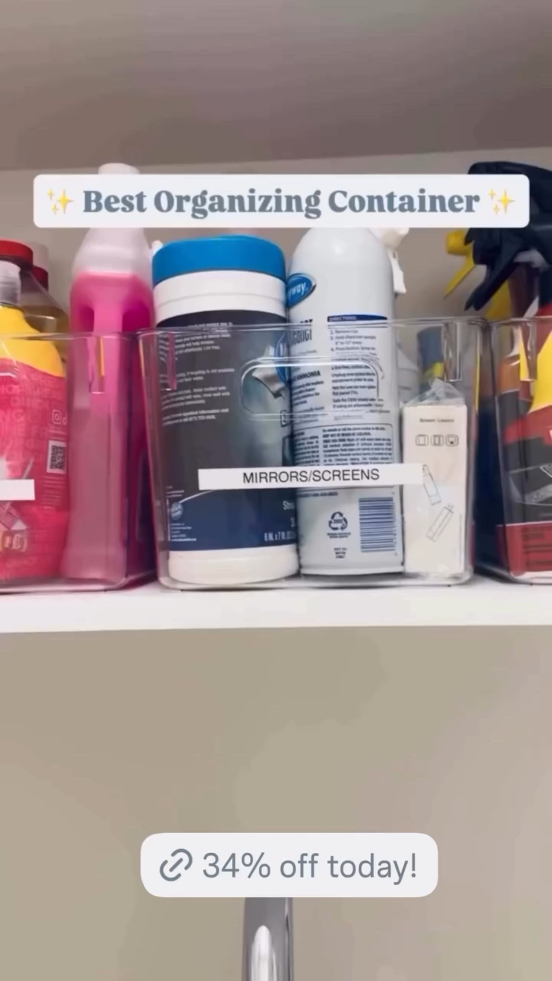 Best organizing bin! I use it in so many places in my house 34% off today! 

#LTKmomlife #LTKHome #LTKSaleAlert