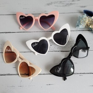 Bride Babe Heart Sunglasses Bachelorette Party Heart | Etsy | Etsy (US)