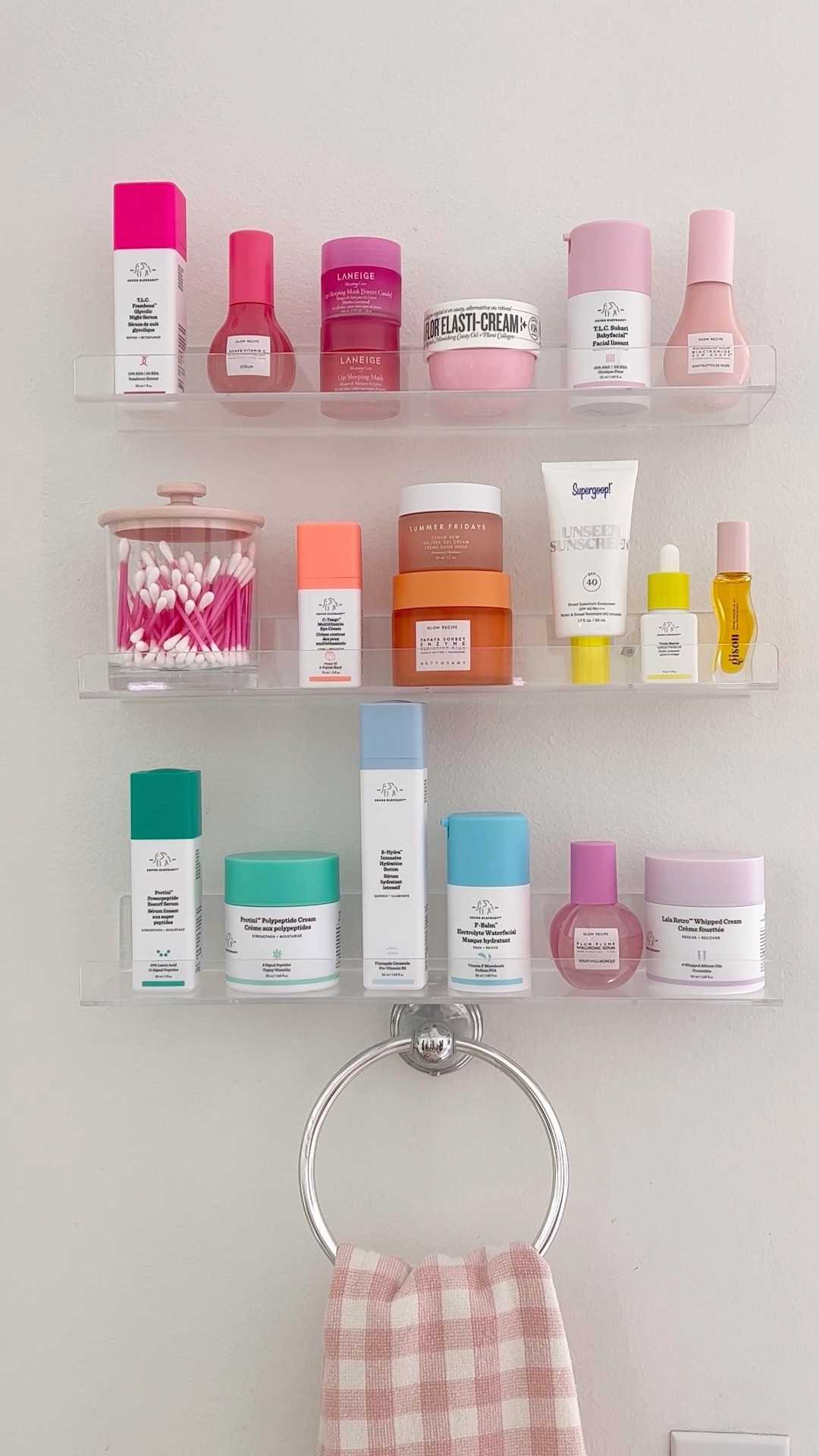 The best acrylic shelves for skincare 🤍 on sale for amazon prime early access sale! 

Bathroom, organization, drunk elephant, luxury beauty, pink q tips

#LTKsalealert #LTKbeauty #LTKunder50