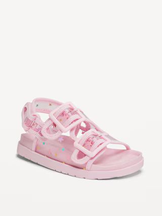 Double-Strap Chunky Sandals for Toddler Girls | Old Navy (US)