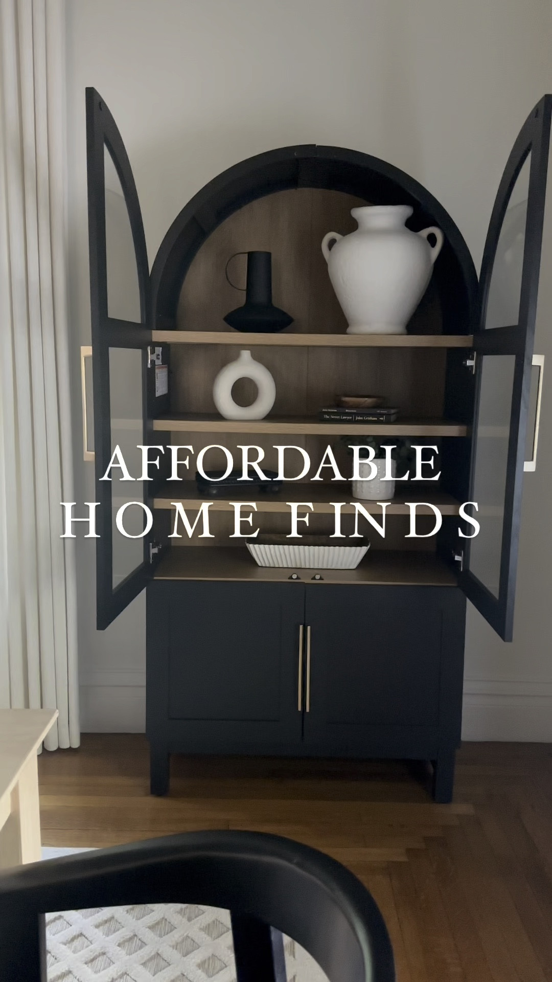 Some affordable home finds in my homes that I love! 

-The $398 Arched cabinet from Walmart - I have both options, one with hidden storage and without.  I updated the handles to these gold ones I found off Amazon. The black has been sold out for months but just came back in stock! It also comes in a solid oak color. 
- Swivel chair only $274! 😮 This also has been sold out for months and just came back in stock! Love the look of this one
-Stand up reeded desk under $300.  I use this as an entry table as I have limited space for an office, so it’s 2 in 1 for me and I think it’s beautiful as both! Love the stand up option.  It’s nice for a desk if you have a small area or maybe even for a bedroom as it isn’t big and bulky. 
-Accent chairs only $152! I love these chairs - they are so comfy!! I love that they are oversized too - much larger than I anticipated and also love that the fabric is stain treated!



Affordable Home Finds | Walmart Home | Amazon Home | Affordable Furniture | Home Design | Modern Organic | Neutral Home 

#walmarthome #walmarthomedecor #amazonhome #amazonhomefinds #affordablehomedecor #homestyling #boujieonabudget #neutraldecor #modernorganic #homedesign

#LTKVideo #LTKSaleAlert #LTKHome