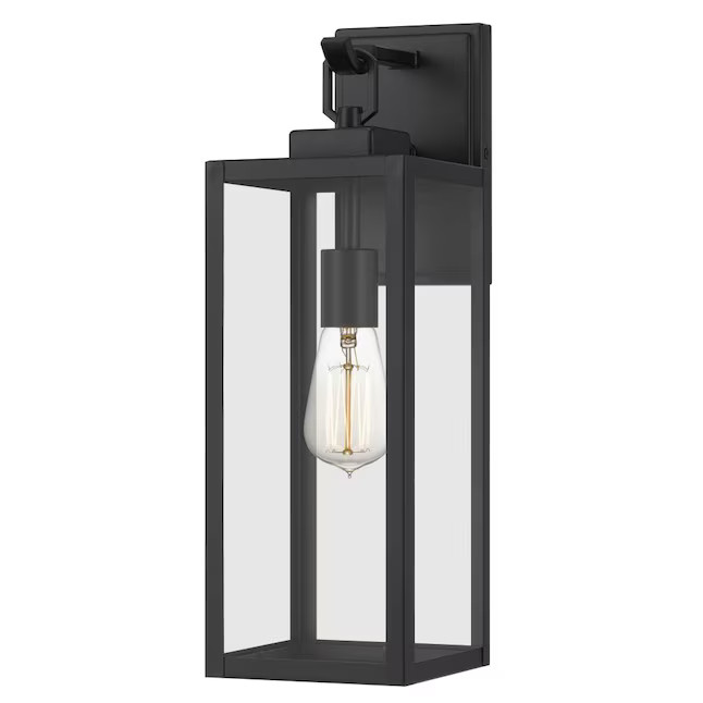 Quoizel Breitling 1-Light 18-in Matte Black Outdoor Wall Light | Lowe's