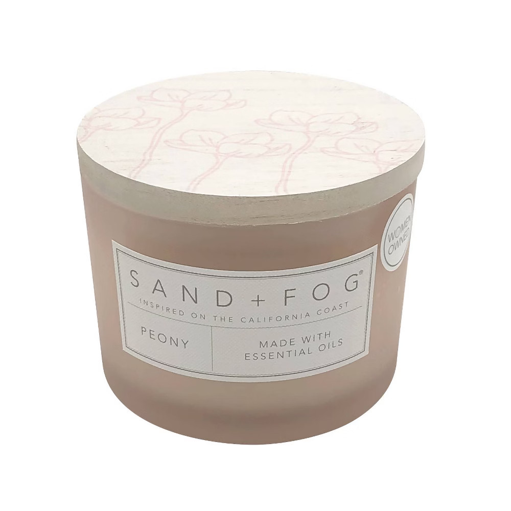 12oz Peony Scented Candle - Sand + Fog | Target