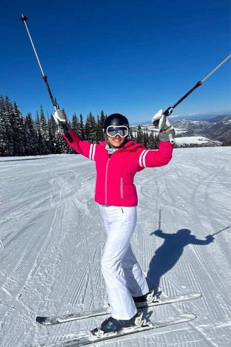 Ski outfit I love!!! Wearing 8 in high rise ski  pants and size 8 ski jacket 

#LTKover40 #LTKfindsunder100 #LTKfindsunder50