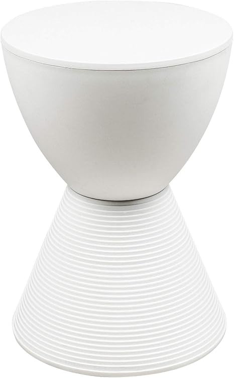 LeisureMod Boyd Modern Accent Side Table End Table Indoor and Outdoor Use (White) | Amazon (US)