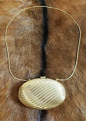 Rare! Vtg Henri Bendel Gold Metal Eggs Shape Shelley Pretty Woman Clutch! Italy   | eBay | eBay US