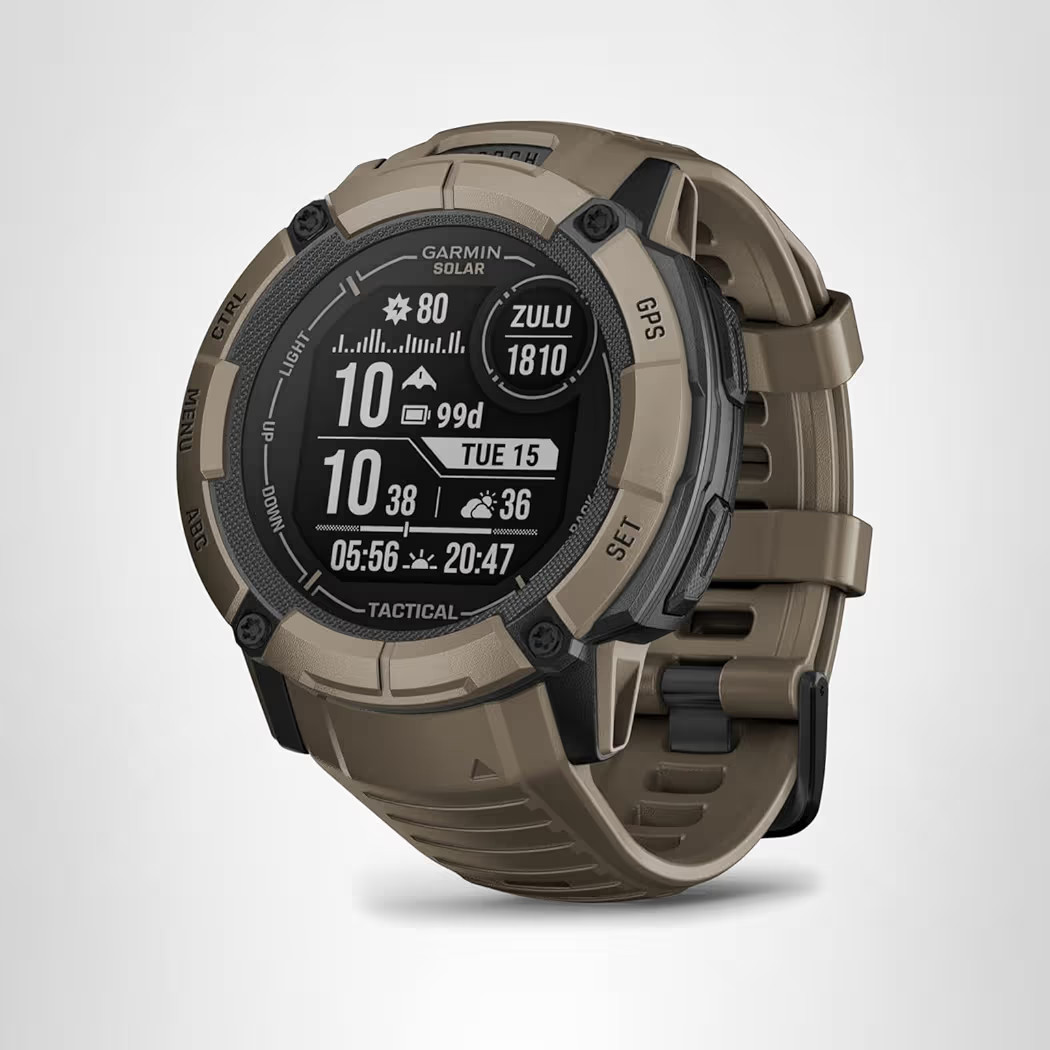 Garmin Instinct 2X Solar Rugged GPS Smartwatch, Coyote Tan | Amazon (US)