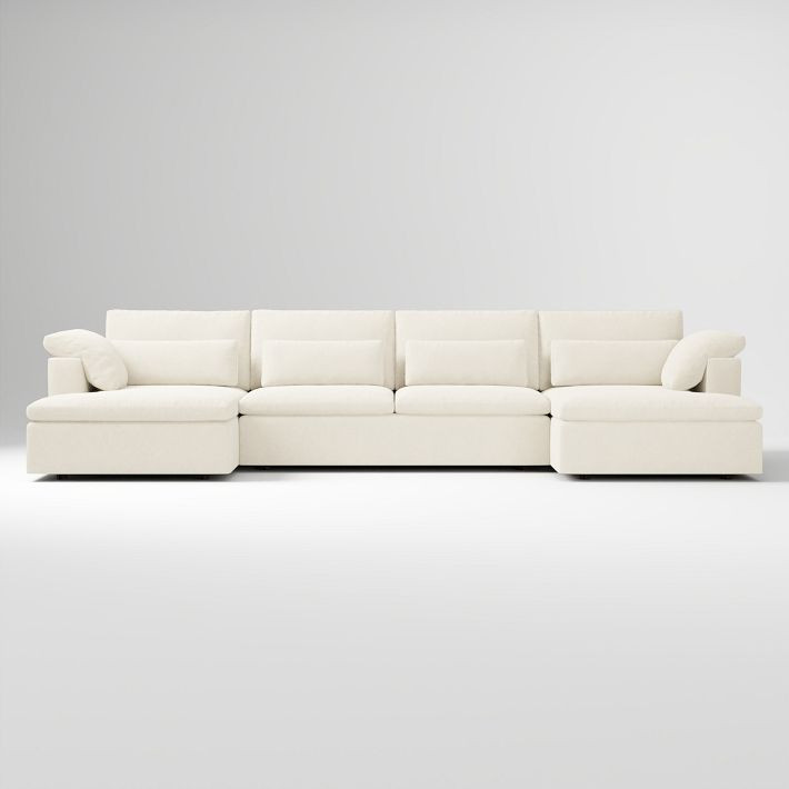 Harmony Modular 3-Piece U-Shaped Chaise Sectional (156") | West Elm (US)