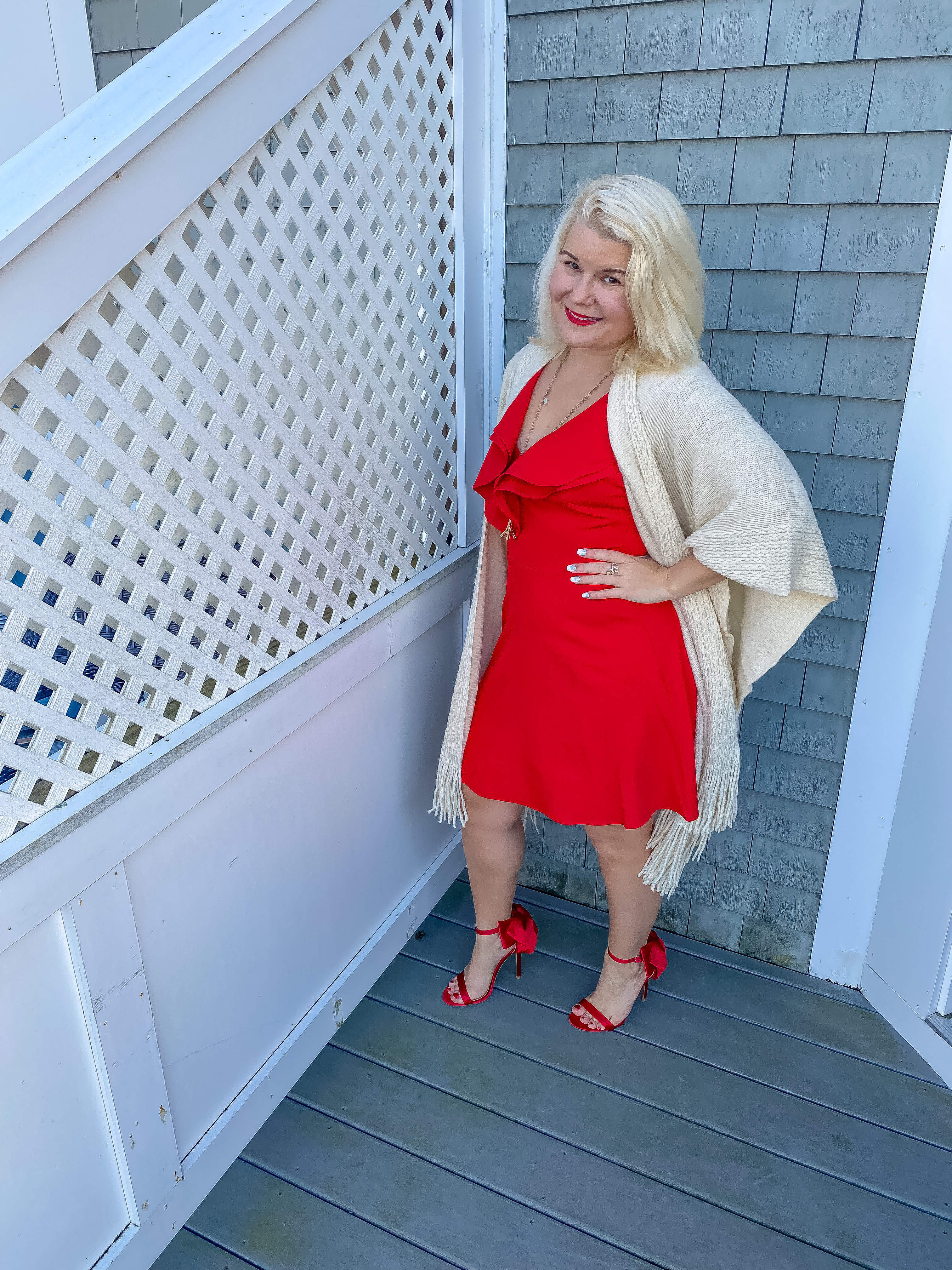 This red ruffle dress is perfect for Christmas Card pics. Fit is true to size!

#LTKParties #LTKSeasonal #LTKHoliday